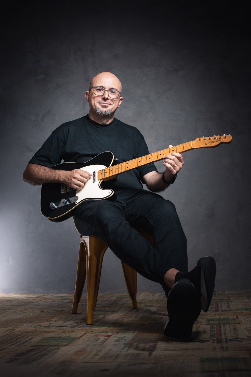 Michel Caramelo tocando